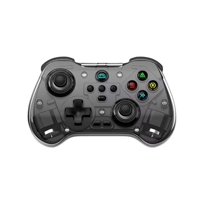 Transparent Wireless Game Controller BT 6-Axis Motion Sensor Turbo ...