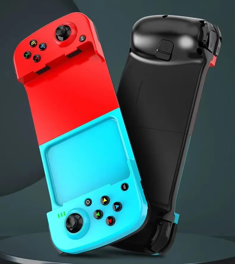 Hf555fa28f3cc4e9fa68dbff59fbf47a5x Mobile Gaming Phone Console Wireless Stretchable Controller Gamepad Joystick for PS4 PUBG Android IOS NSS Switch PC - Image 1