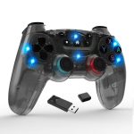 Transparent Design 057 BT Wireless Gamepad Controller for NS Android PC P3 Joystics Game Controllers