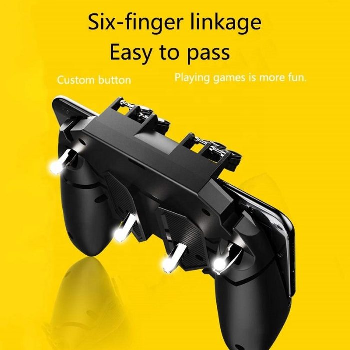 Six-Finger for PUBG Mobile Phone Controller L1R1 Shooter Triggers Fire ...