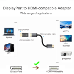 4K DP HDTV Adapter Male Female Car Audio Connection Interface Projector TV 5m HDTV Audio Car TV Connection Combination - Image 3