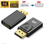 4K DP HDTV Adapter Male Female Car Audio Connection Interface Projector TV 5m HDTV Audio Car TV Connection Combination - Image 2