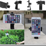 1/4 Inch Screw Adjustable Cell Phone Clamp Universal Cell Phone Tripod Mount Adapter For 3.5 - 6.7 Inch Smartphones - Image 2