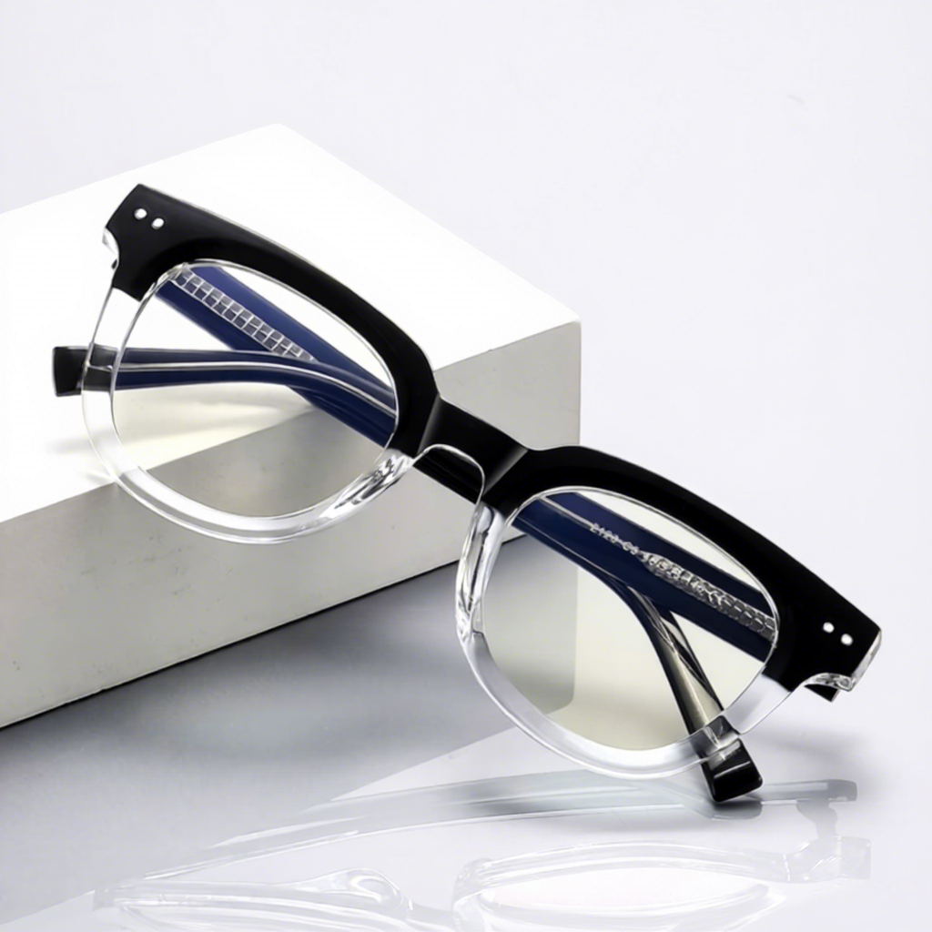 H791f7c4a090840d6b7f34e6db86a6a3fd Full Rim Anti- Blue Light Blocking Glasses For Men - Image 1